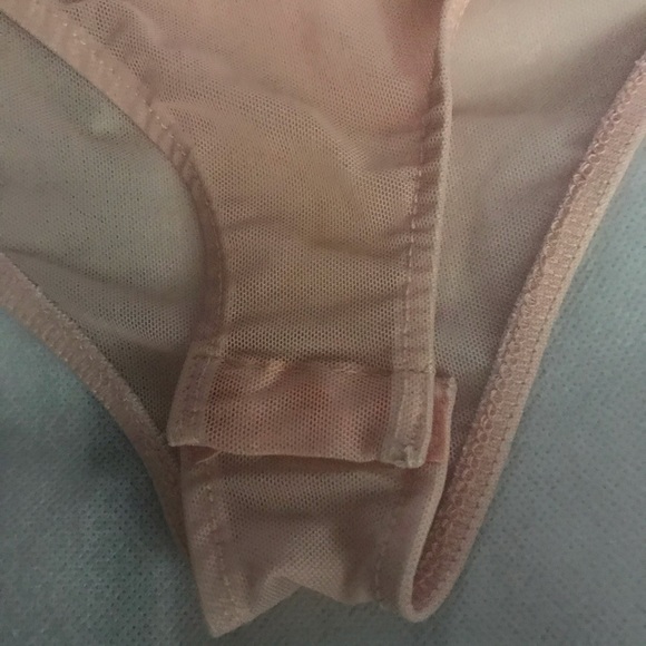 ZARA Flamingo Bodysuit Pink Sheer Mesh - Picture 5 of 6